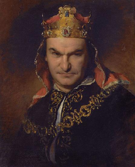 Friedrich von Amerling Bogumil Dawison as Richard III